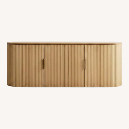 Used Restoration Hardware Byron 4-Door Sideboard — 84” Light Oak for sale on AptDeco