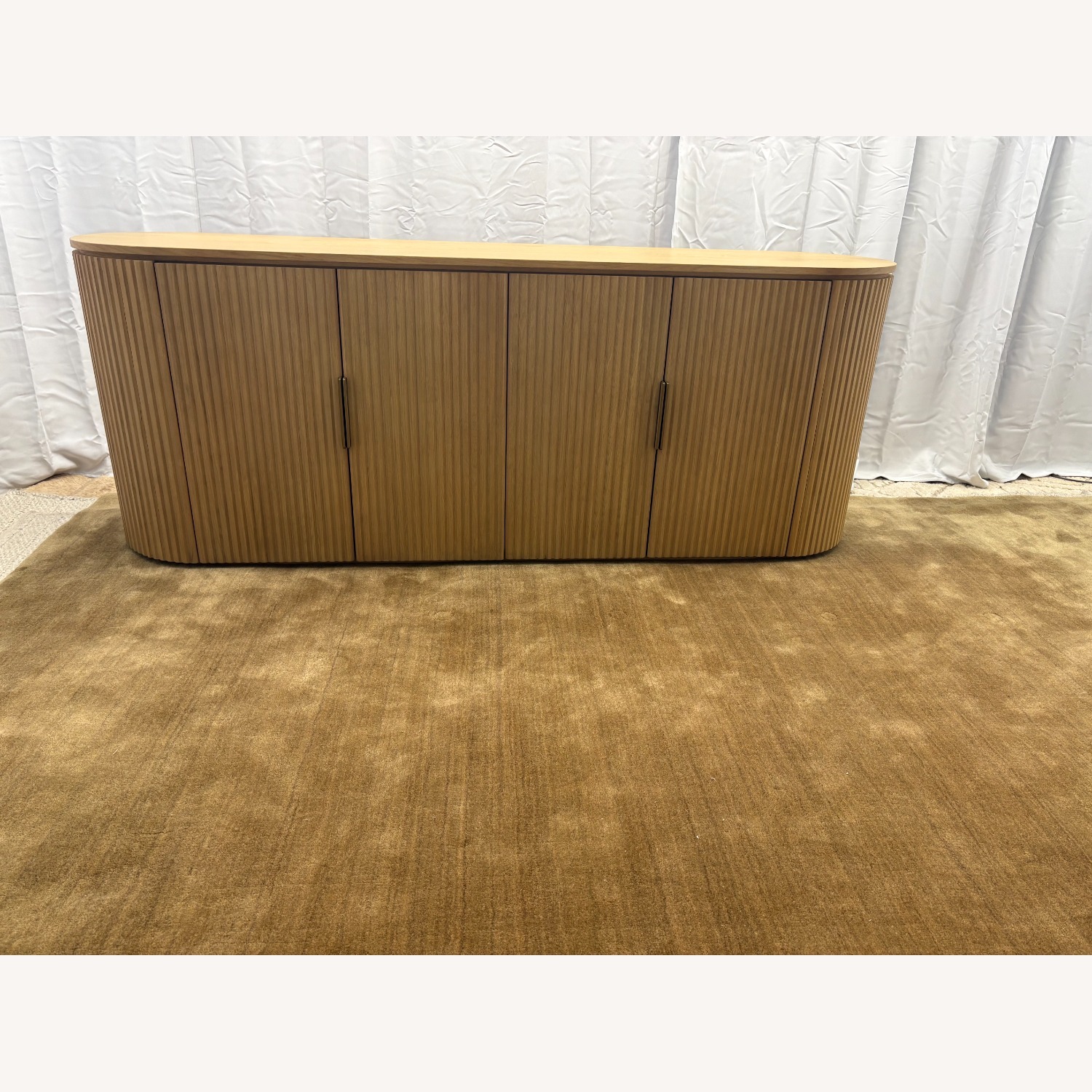 Restoration Hardware Byron 4-Door Sideboard — 84” Light Oak - image-18