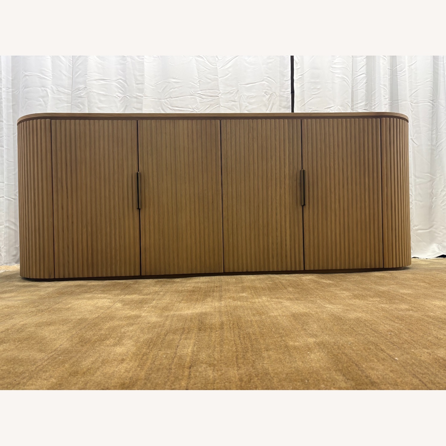 Restoration Hardware Byron 4-Door Sideboard — 84” Light Oak - image-4