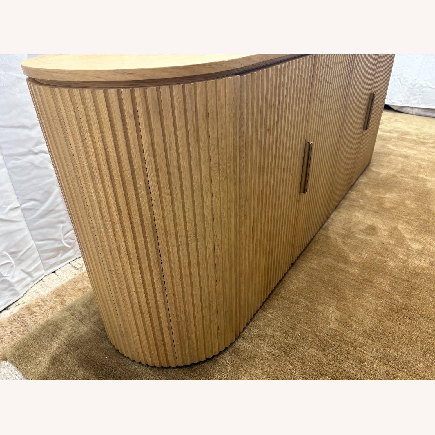 Restoration Hardware Byron 4-Door Sideboard — 84” Light Oak - image-14