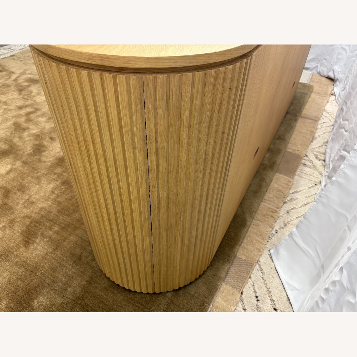 Restoration Hardware Byron 4-Door Sideboard — 84” Light Oak - image-16