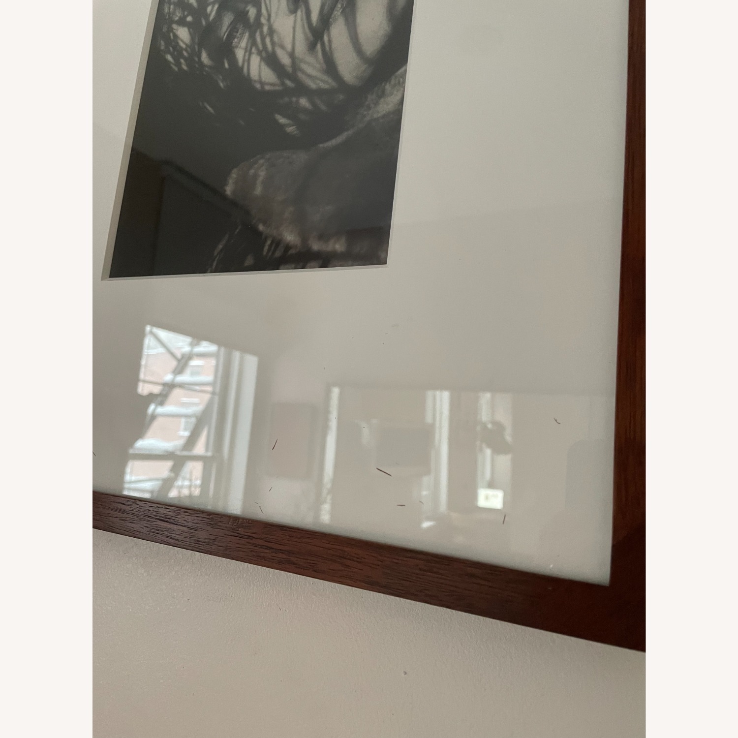 Brown Wood Wall Art/Portrait of Charlotte Ramplin - image-3