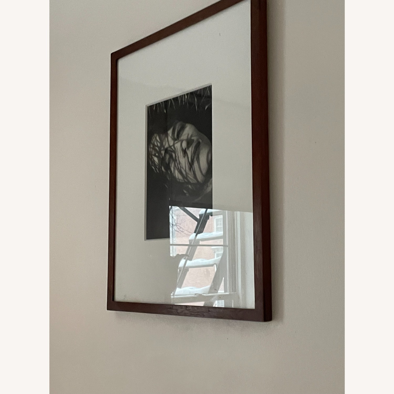 Brown Wood Wall Art/Portrait of Charlotte Ramplin - image-2