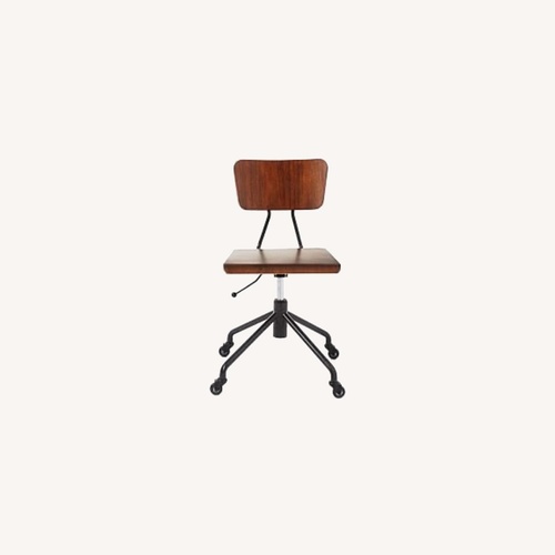 Used West Elm Swivel Office Chair Walnut for sale on AptDeco