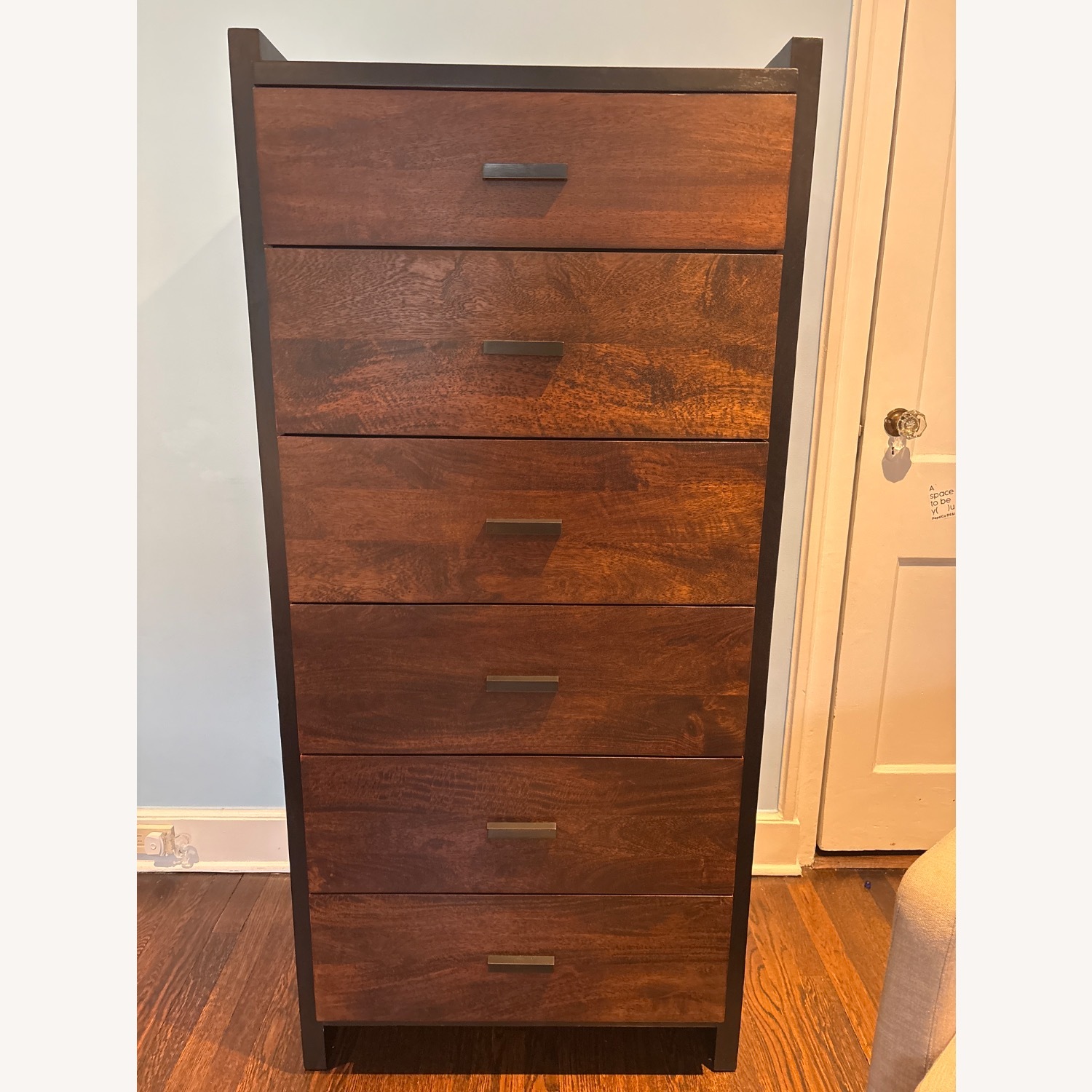 Crate & Barrel Forsyth 6-Drawer Tall Chest - image-1