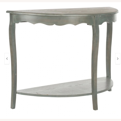 Used Safavieh Entryway Table with Baskets Underneath  for sale on AptDeco