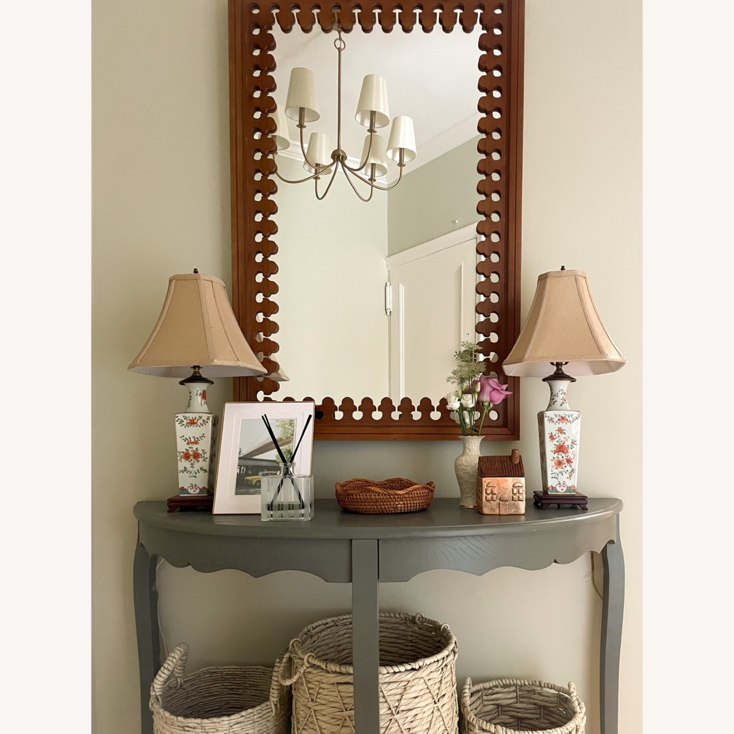 Safavieh Entryway Table with Baskets Underneath  - image-1