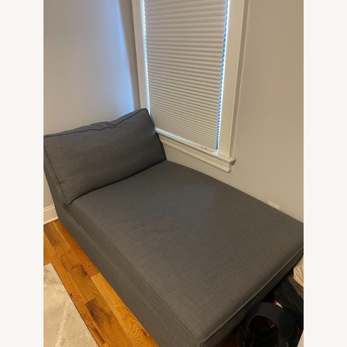 Used IKEA Kivik Dark Gray Fabric 2 Piece Sectional for sale on AptDeco