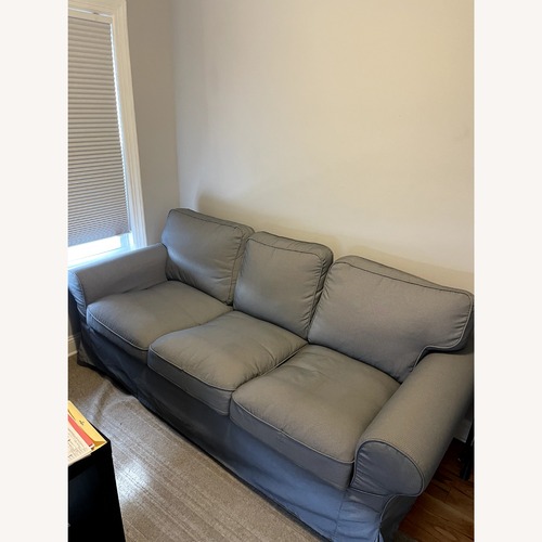 Used IKEA Uppland Dark Gray Fabric 3+ Seater Sofa for sale on AptDeco