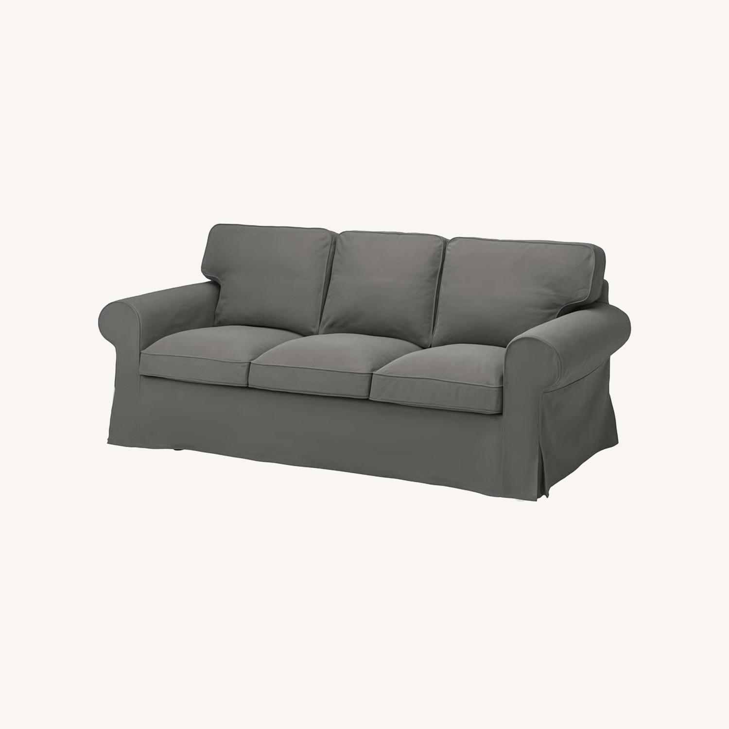 IKEA Uppland Dark Gray Fabric 3+ Seater Sofa - image-0