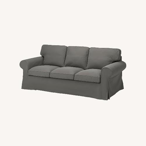 Used IKEA Uppland Dark Gray Fabric 3+ Seater Sofa for sale on AptDeco