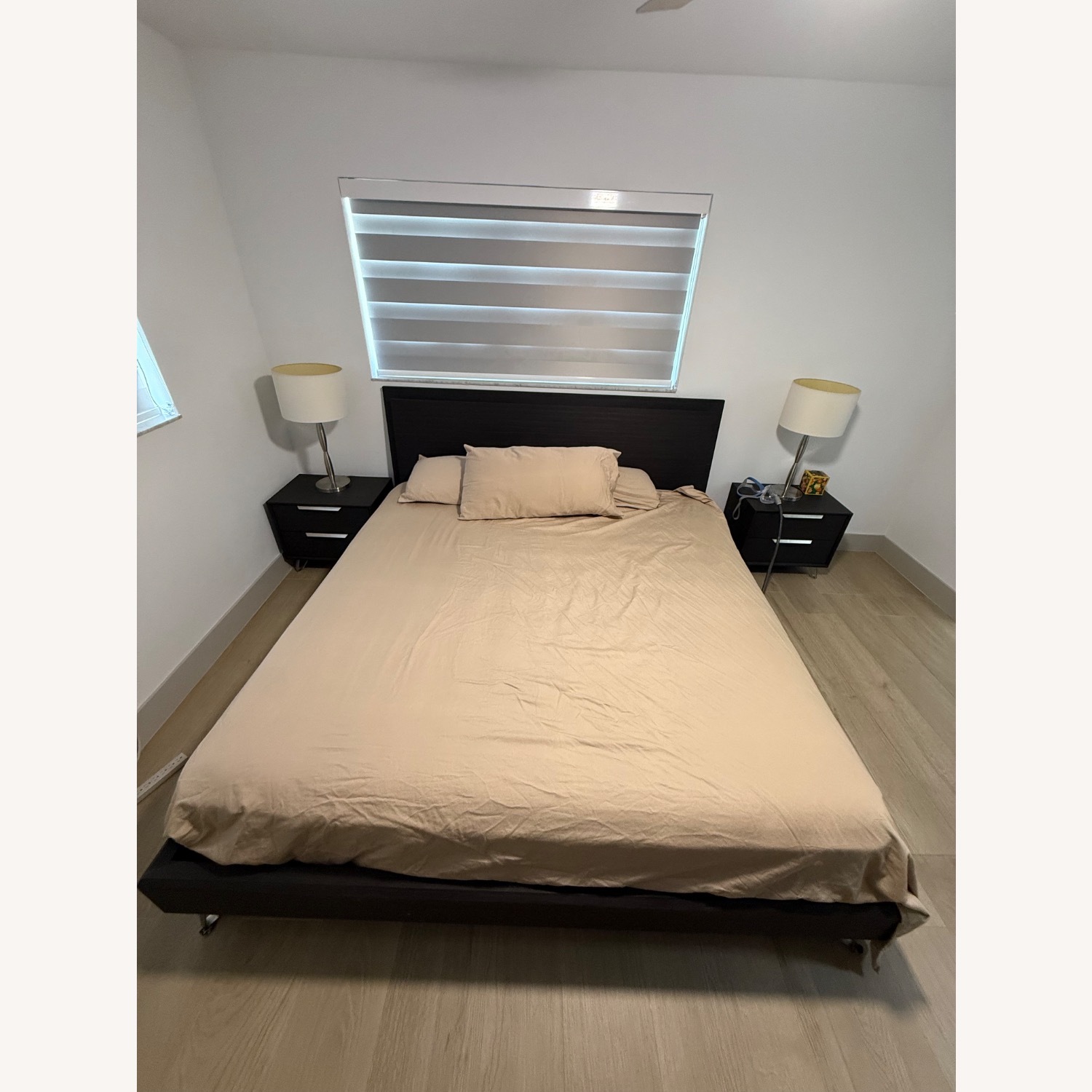 Scan Design Furniture Dark Brown Wood King Bed - image-3