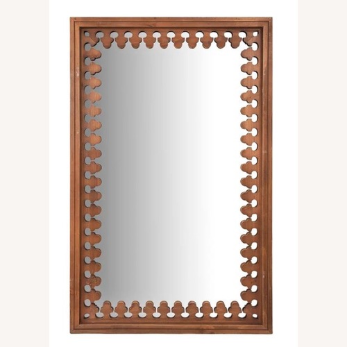 Used Amazon Wooden Wall Mirror for sale on AptDeco