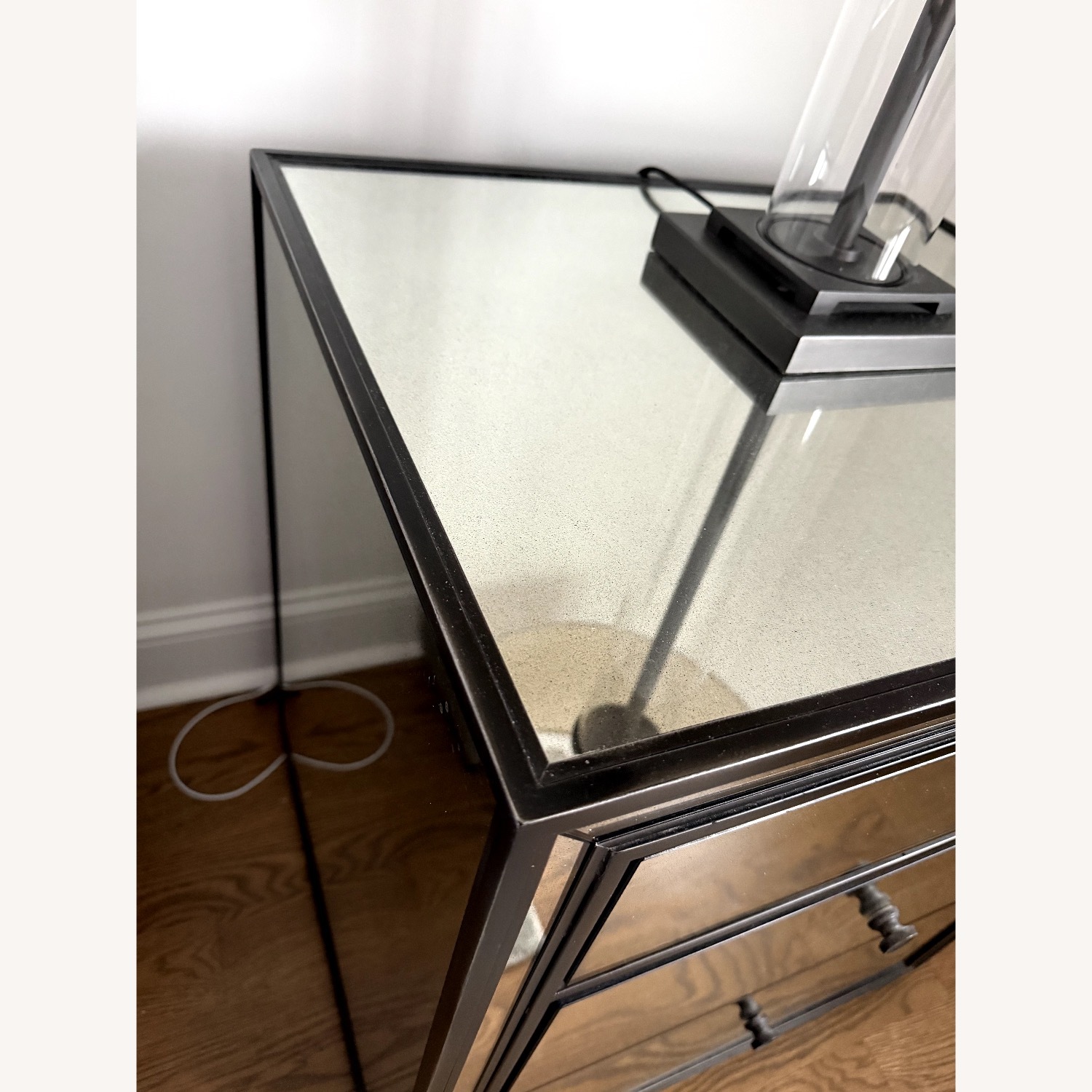 Restoration Hardware Strand Mirrored Bedside Tables (2) - image-2