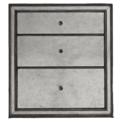 Used Restoration Hardware Strand Mirrored Bedside Tables (2) for sale on AptDeco