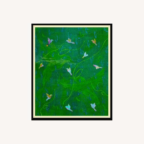 Used Art Mixed Media on Canvas  for sale on AptDeco