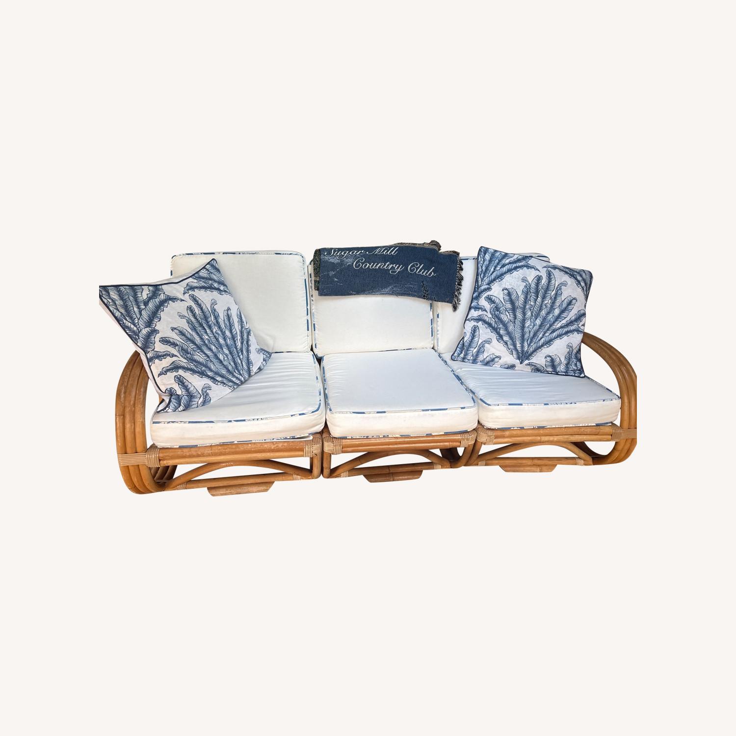 Rattan 3+ Seater Sofa - image-0