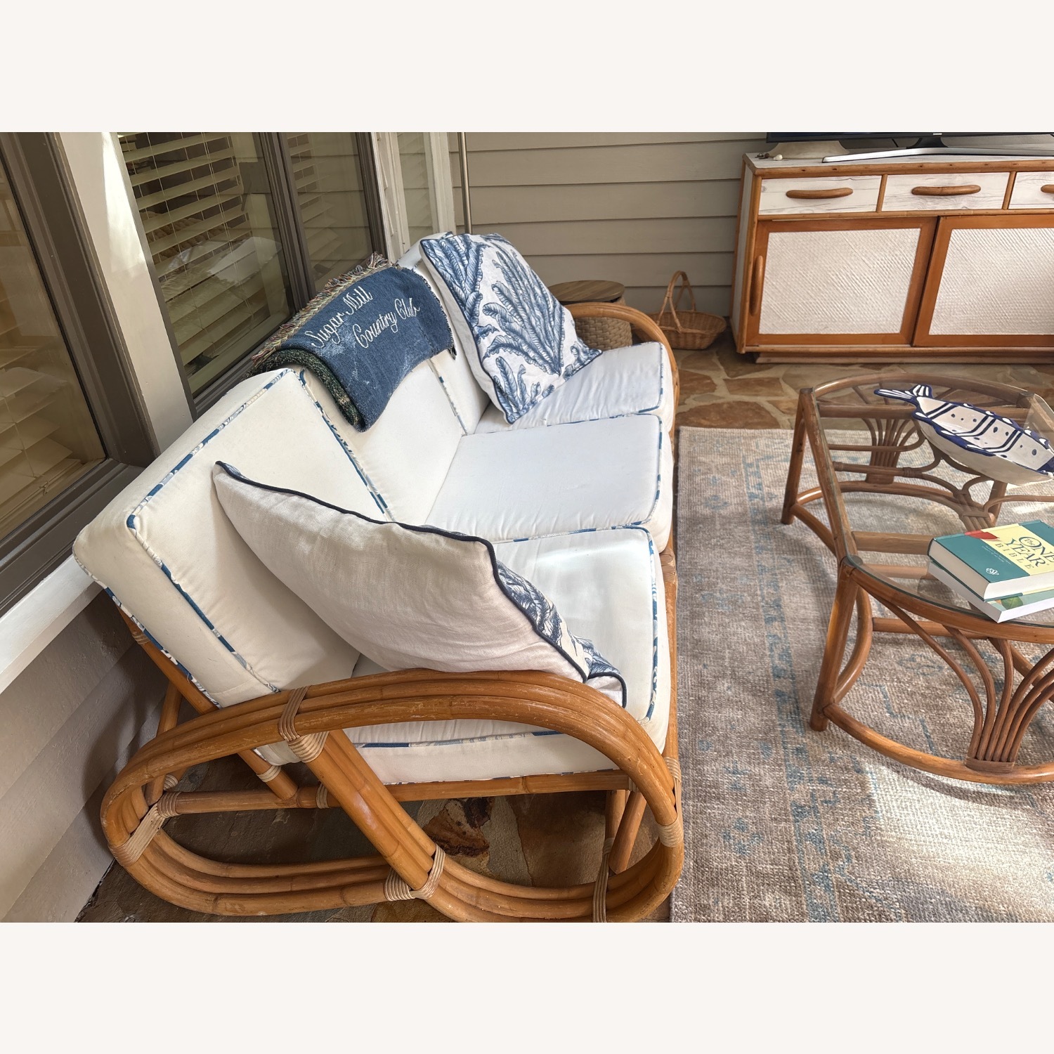 Rattan 3+ Seater Sofa - image-2