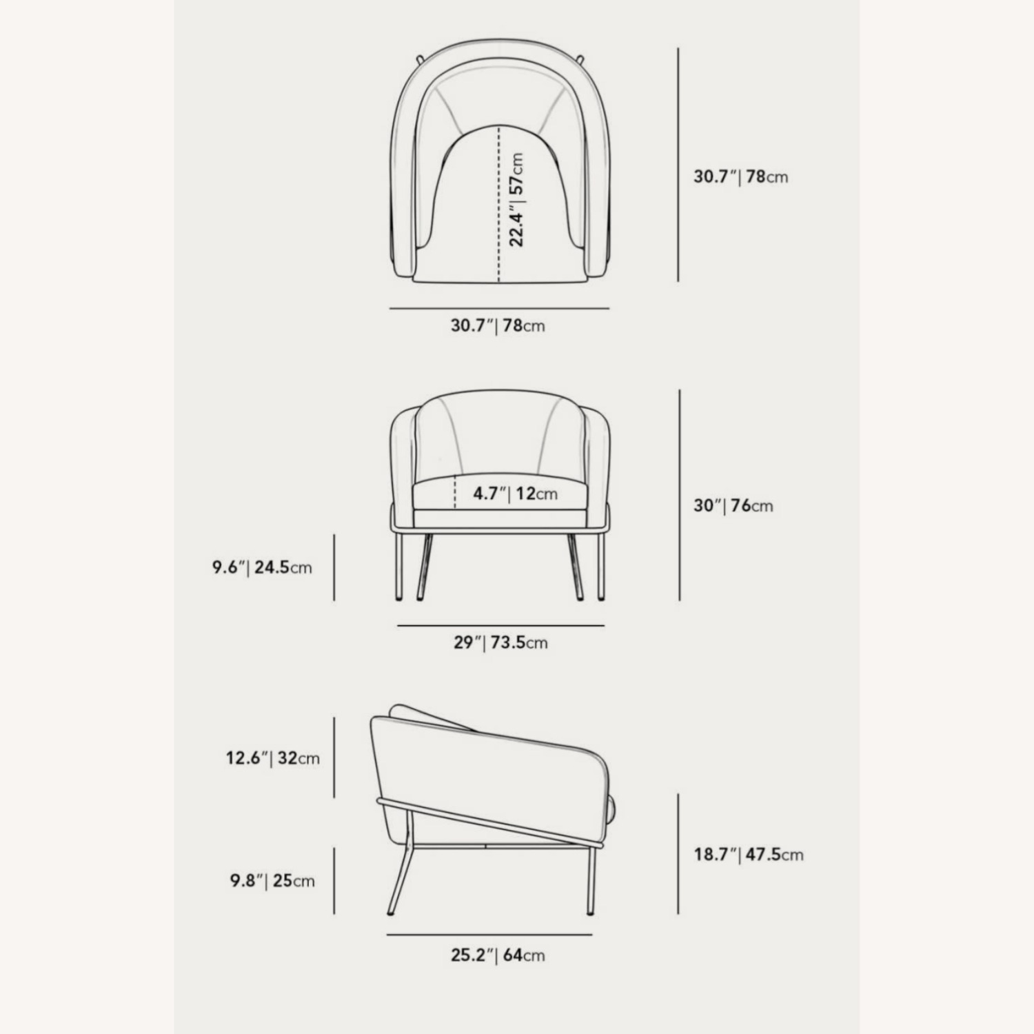 Rove Concepts Angelo Lounge Chair - image-3