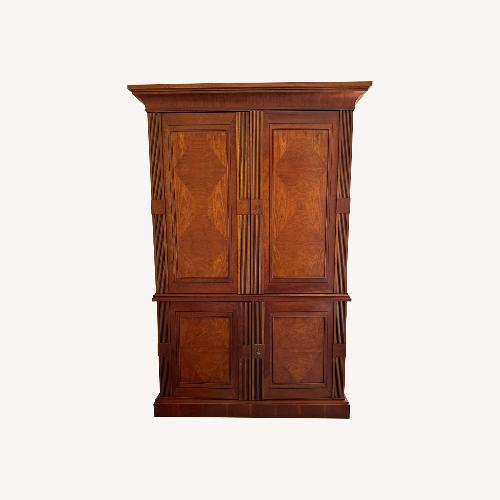 Used Taylor Made Custom Solid Wood Armoire/ TV Cabinet for sale on AptDeco