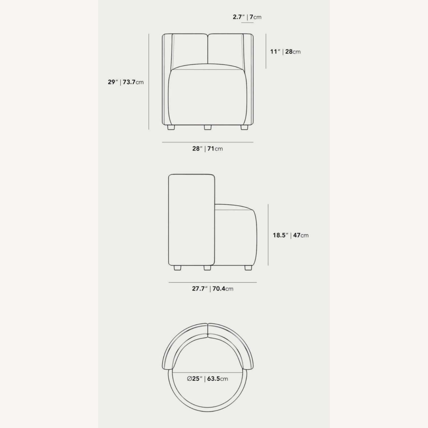 Rove Concepts Nova Lounge Green Accent Chair - image-4