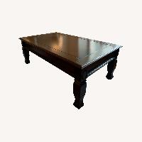 Dark Brown Wood Coffee Table