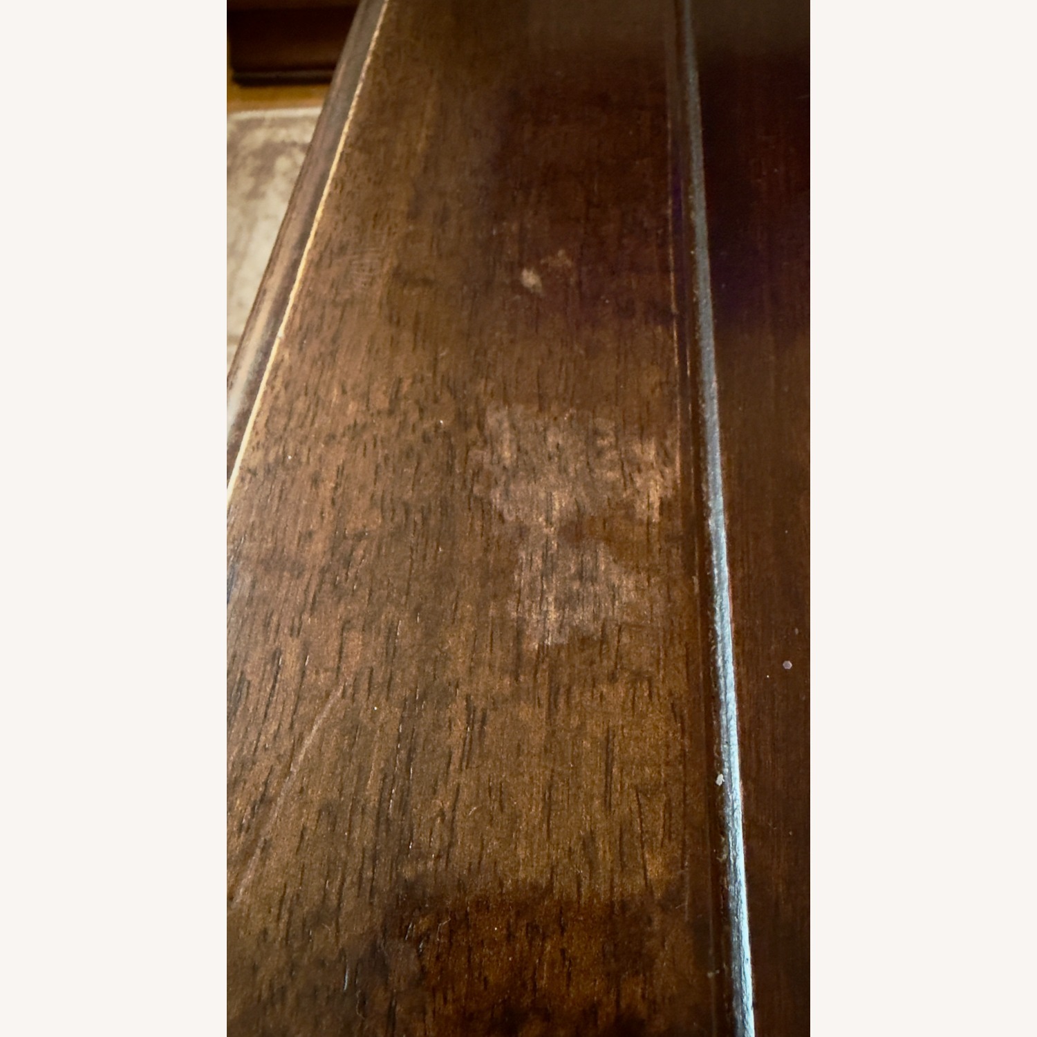 Dark Brown Wood Coffee Table - image-2