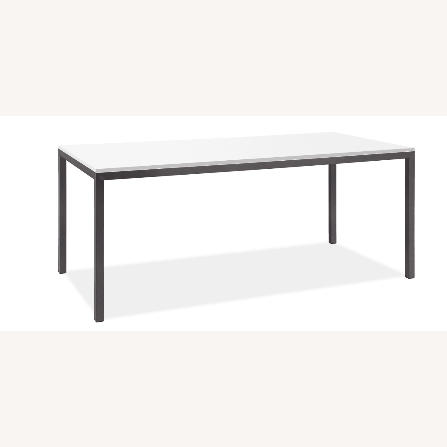 Room & Board Marbled Ivory Quartz Parsons Table - image-0