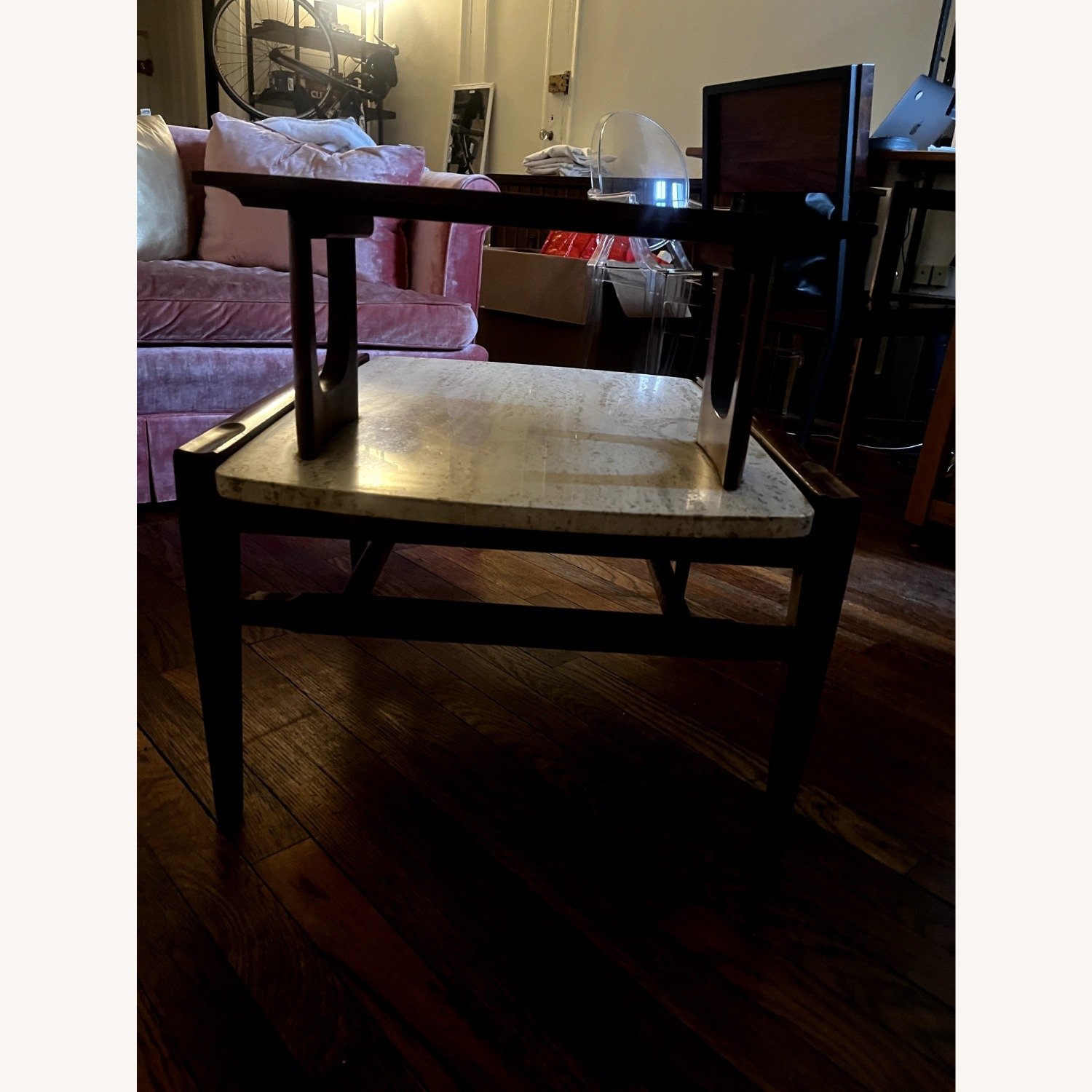 Lane Furniture Marble Side Table - image-4