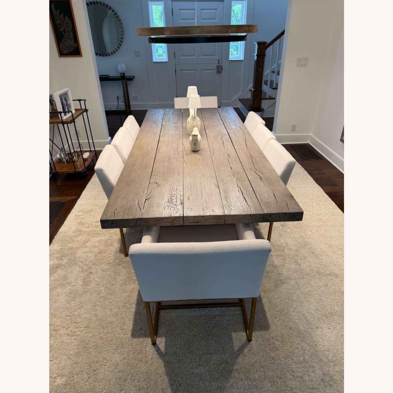 Restoration Hardware Wood Dining Table - image-2