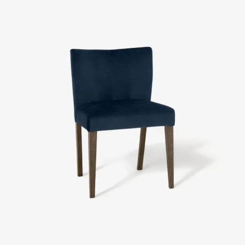 Used Room & Board Marie Blue Velvet Dining Chairs for sale on AptDeco
