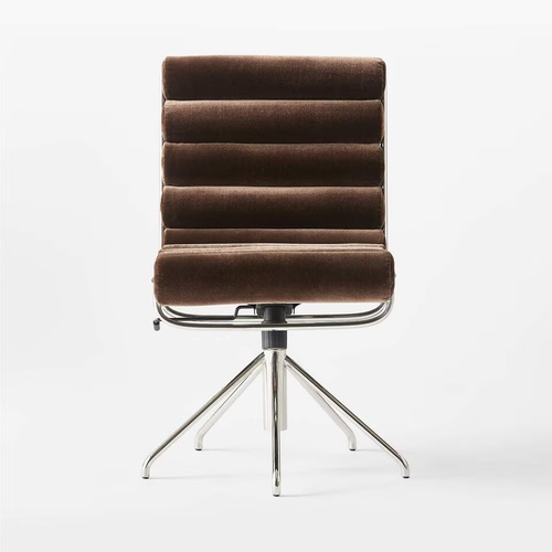 Used CB2 Martos Dark Brown Wool Blend Office Chair for sale on AptDeco
