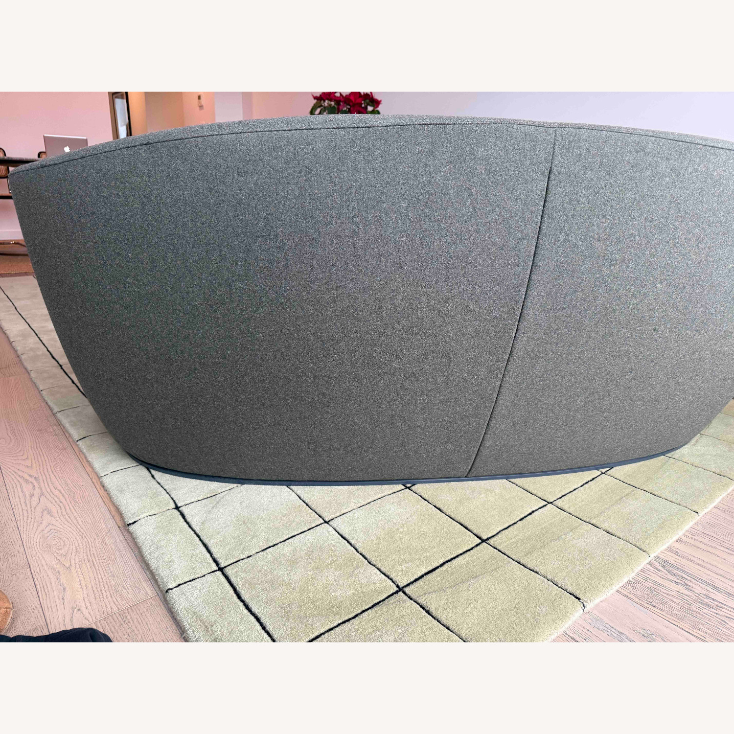 Design Within Reach Lína by Hlynur Atlason Green Wool Loveseat - image-2