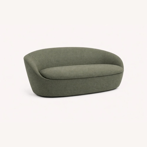 Used Design Within Reach Lína by Hlynur Atlason Green Wool Loveseat for sale on AptDeco