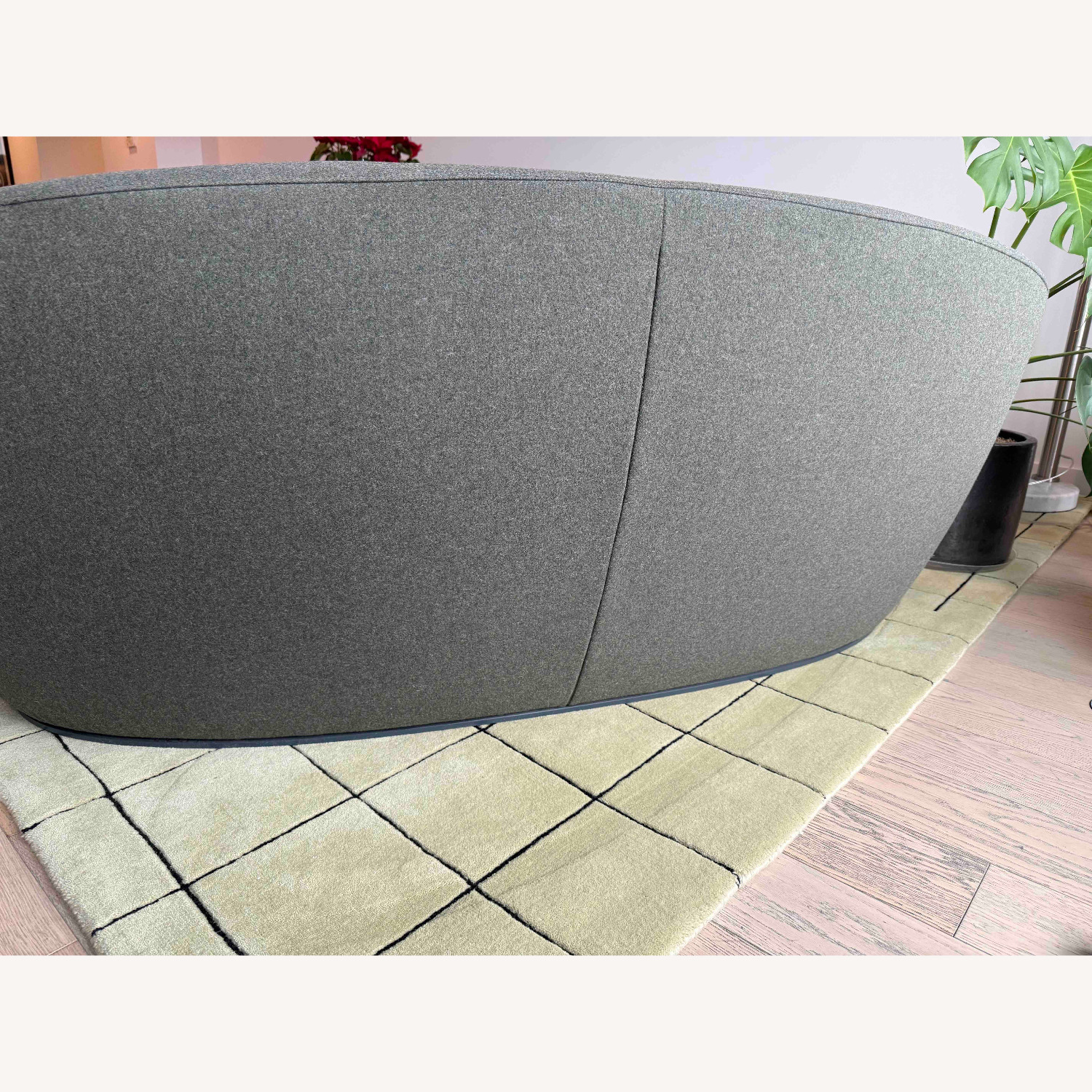 Design Within Reach Lína by Hlynur Atlason Green Wool Loveseat - image-4