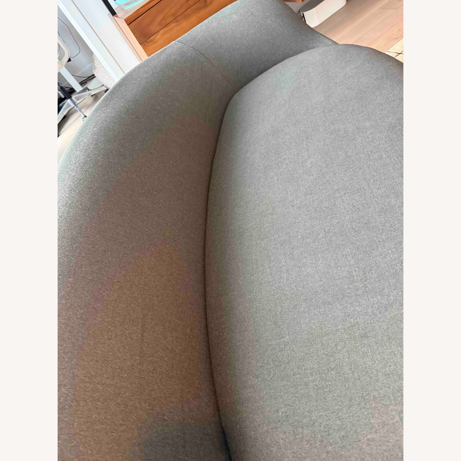 Design Within Reach Lína by Hlynur Atlason Green Wool Loveseat - image-3