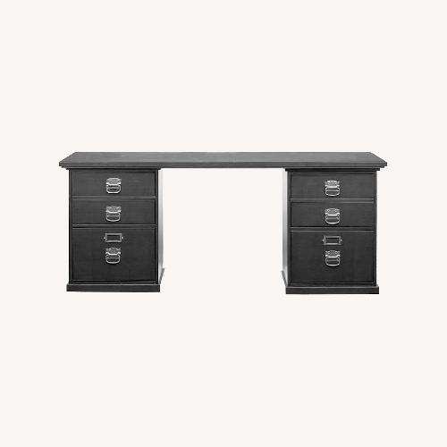 Used Crate & Barrel Black Desk for sale on AptDeco