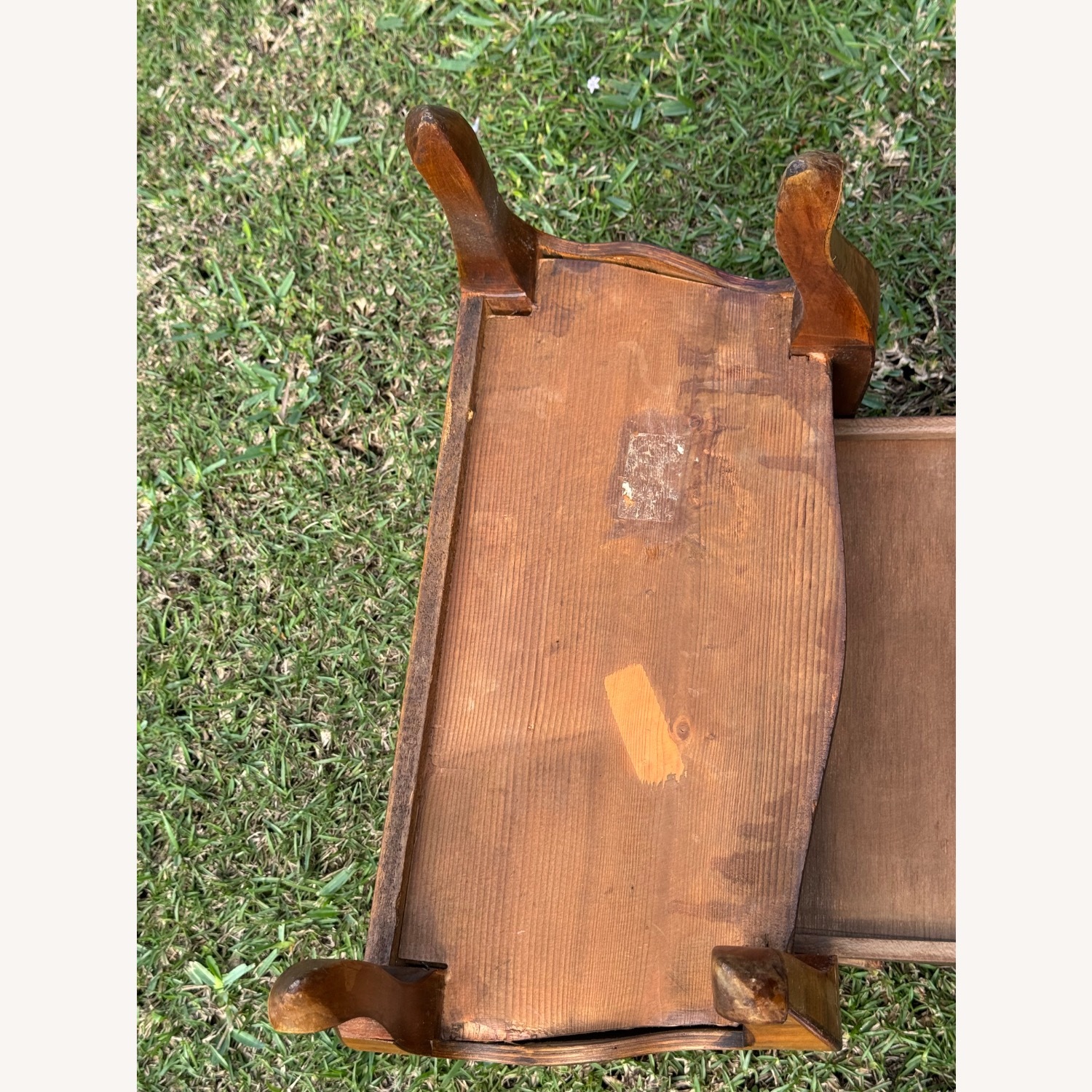 Antique Italian Style Commode End Table Marquetry  - image-8