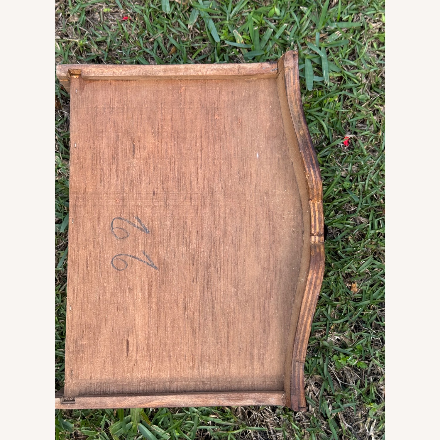 Antique Italian Style Commode End Table Marquetry  - image-7