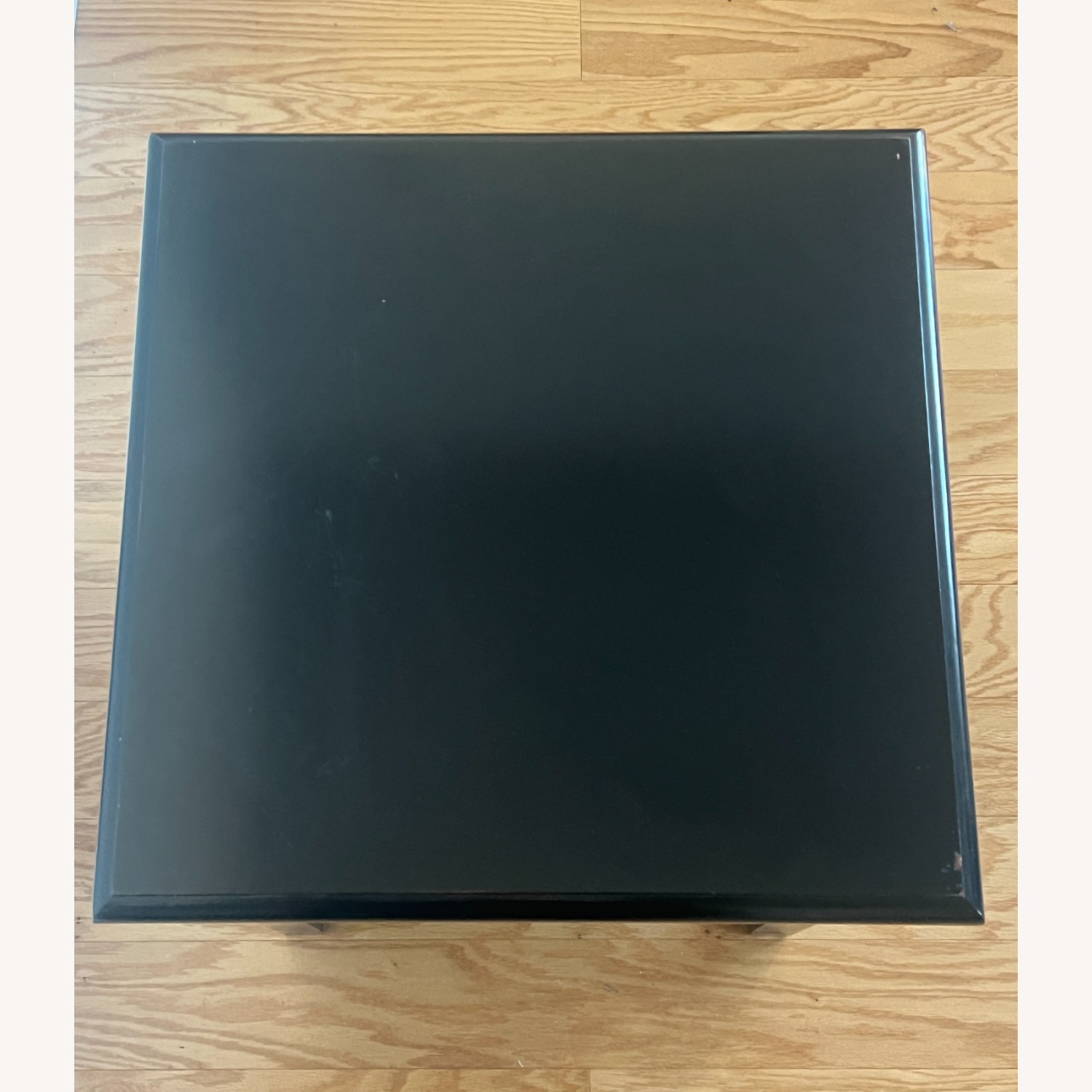 Crate & Barrel Black Wood Side Table - image-6