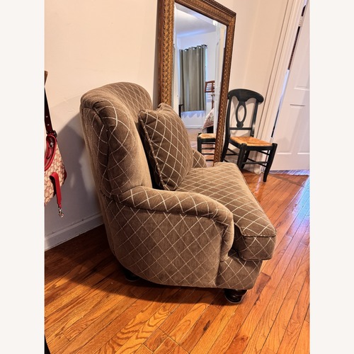Used Olive Green Arm Chair  for sale on AptDeco