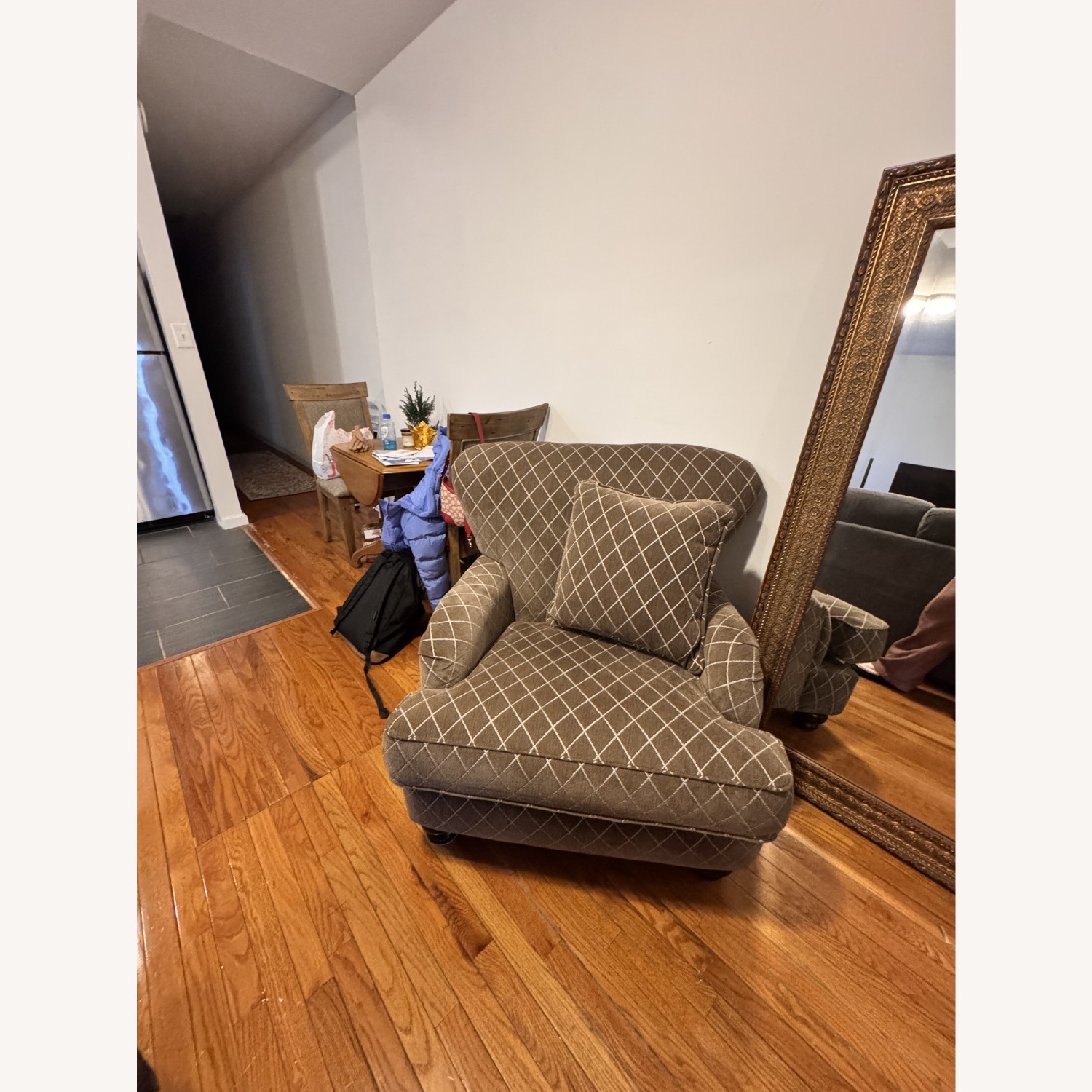 Olive Green Arm Chair  - image-2