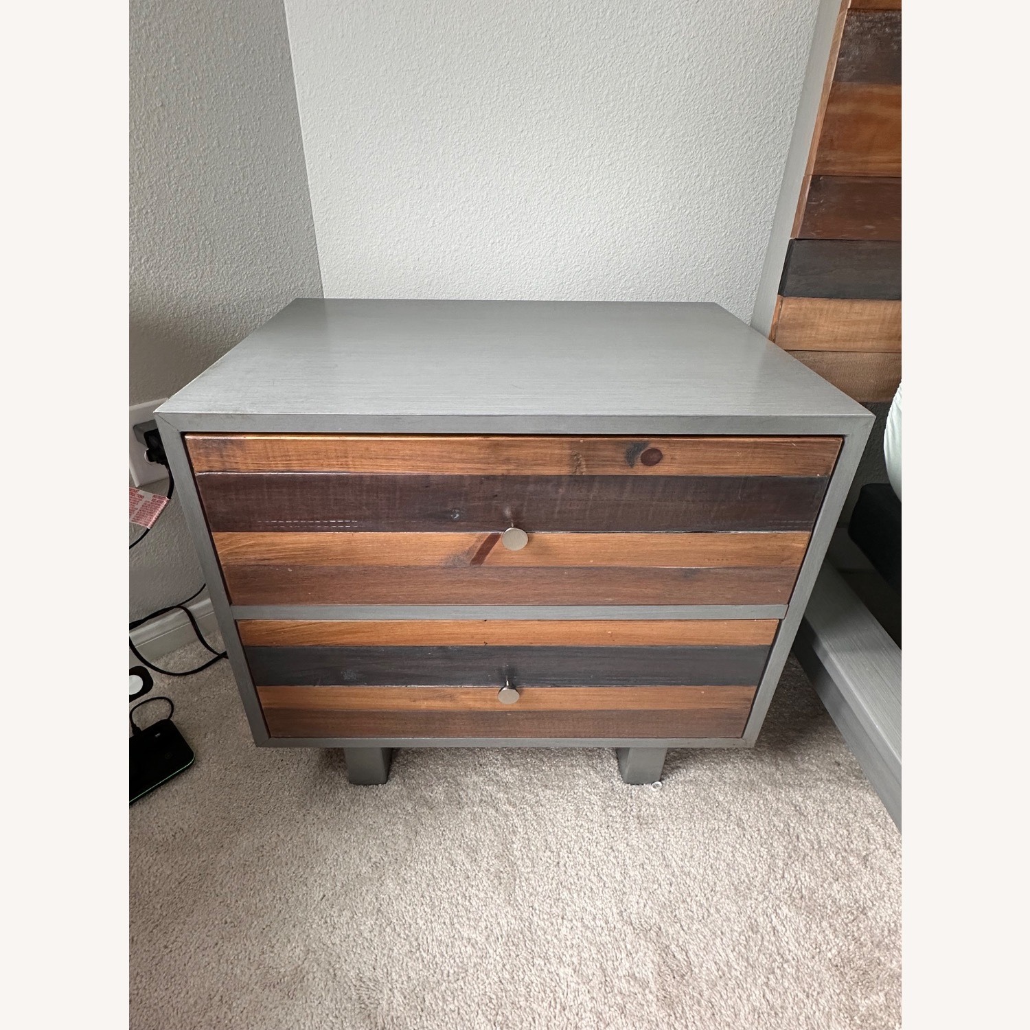 Rooms To Go Solid Wood Nightstands x2 - image-2