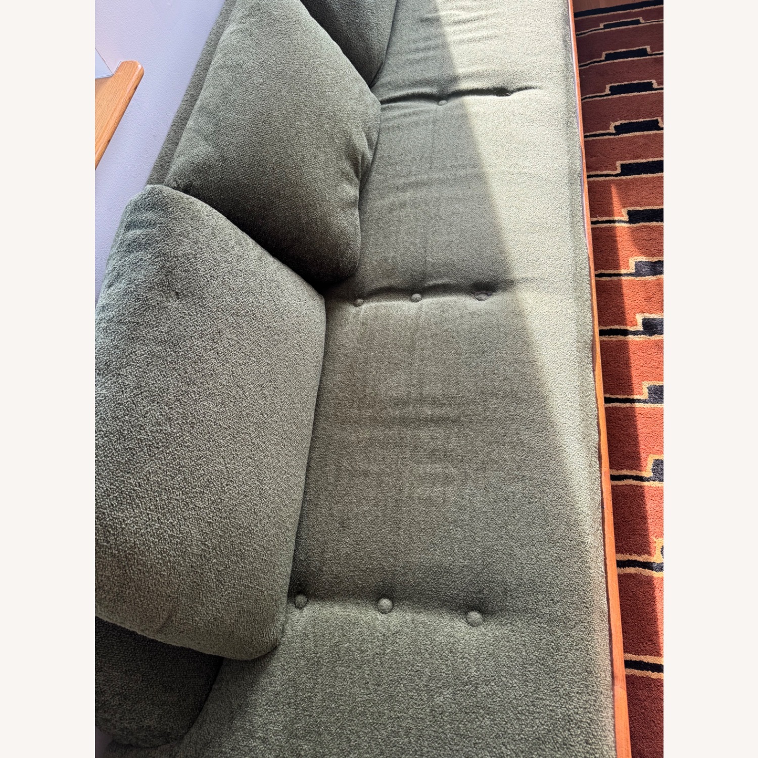 Vintage Mid Century Modern Gondola Sofa - image-9