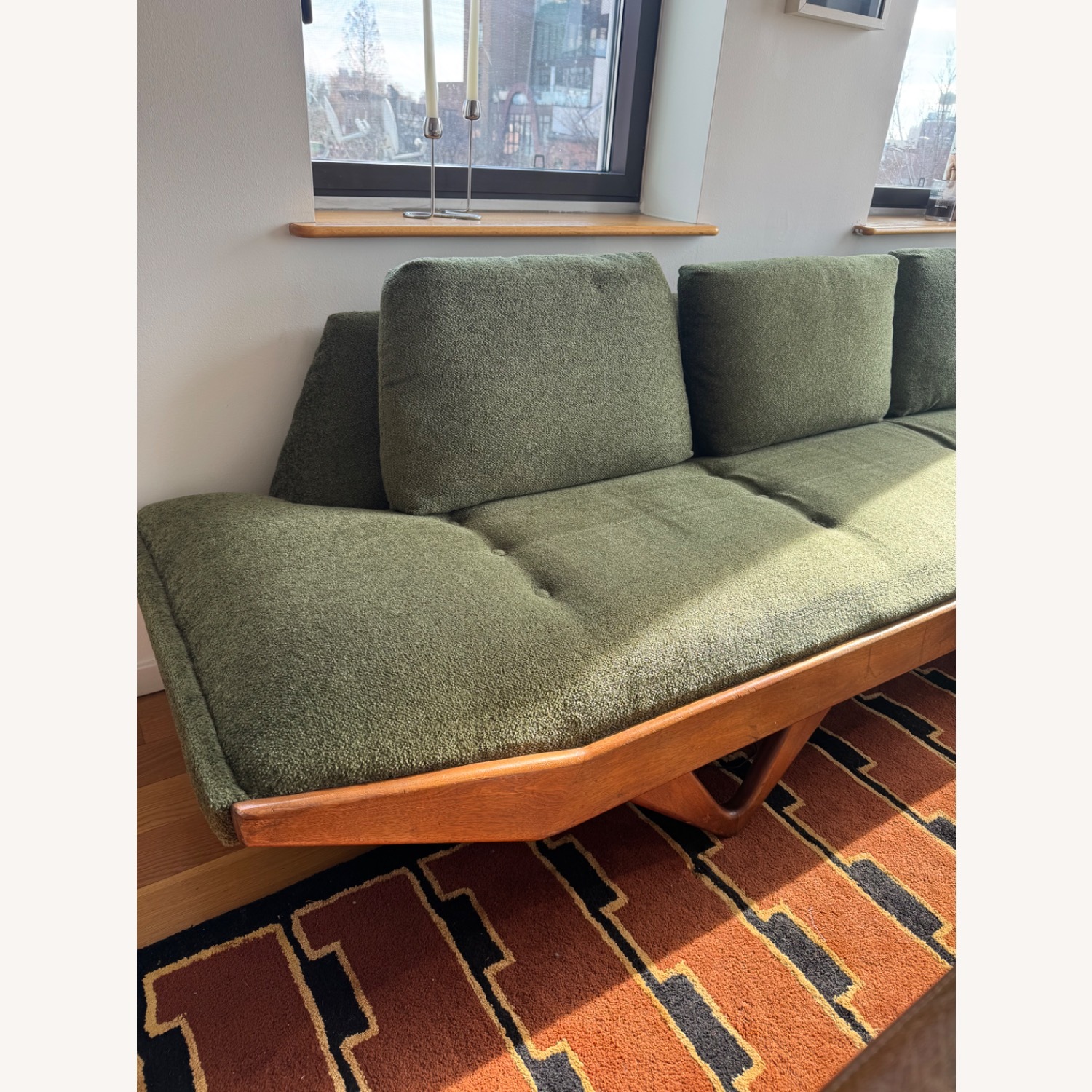 Vintage Mid Century Modern Gondola Sofa - image-3