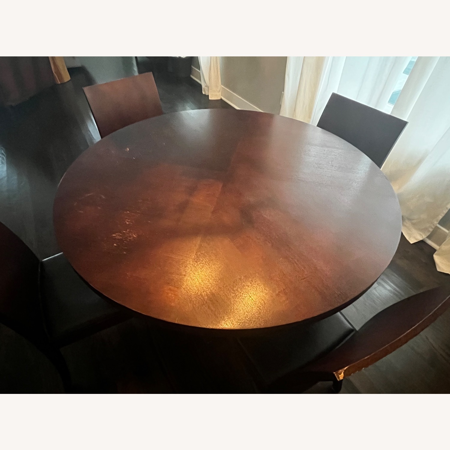 Crate & Barrel Dark Brown Wood Dining Sets - image-3
