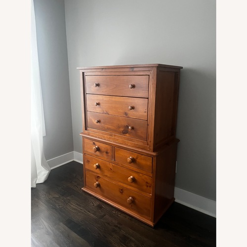 Used Pottery Barn Natural Wood Dresser for sale on AptDeco