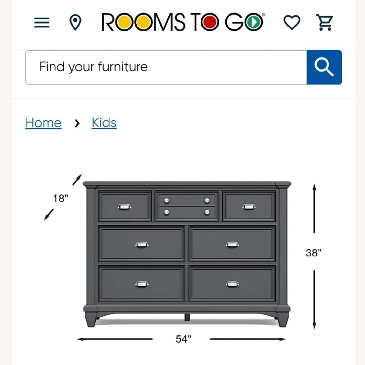 Rooms To Go Kids Dresser - image-2