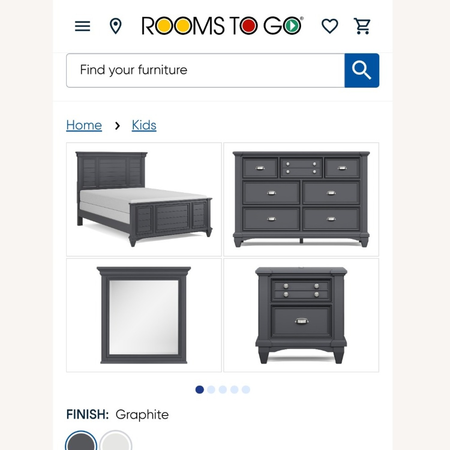 Rooms To Go Kids Mirror - image-2