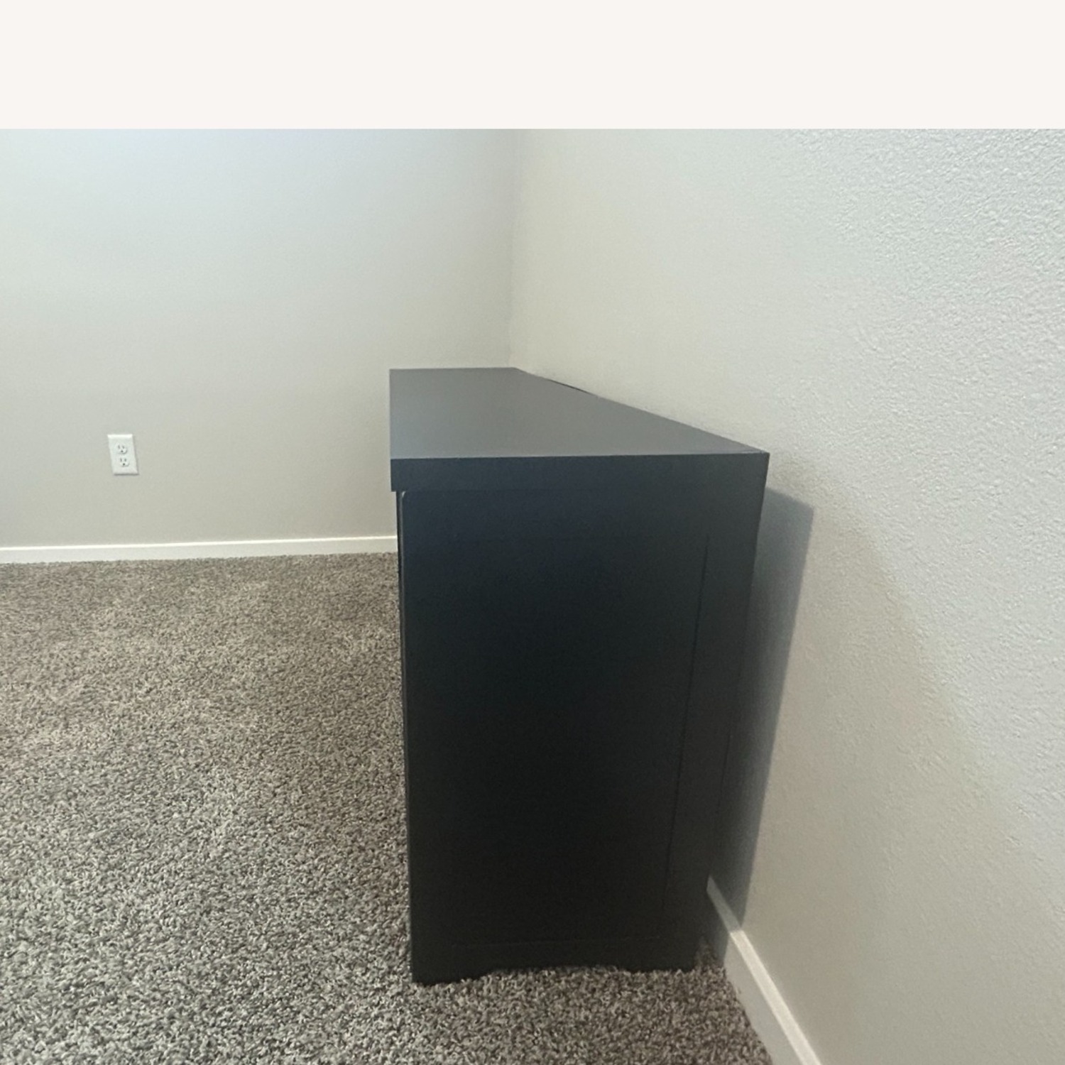 Target Black Wood Media Storage - image-4